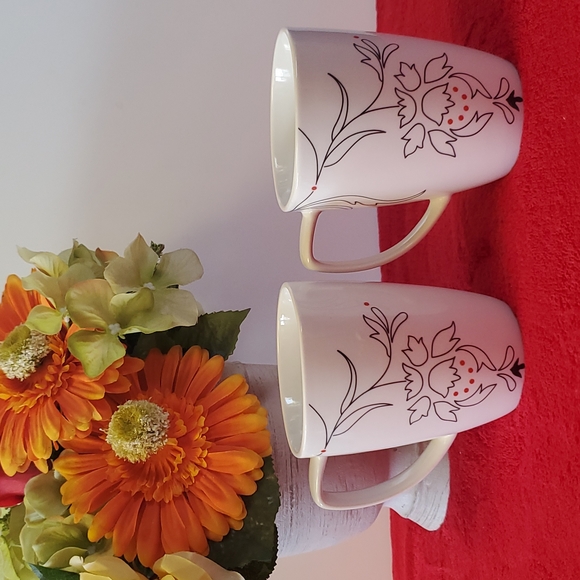 Lot of 2, Corelle Coordinates Porcelain Coffee Mugs. - Picture 1 of 9